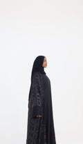 3 - Piece Textured Shear Abaya