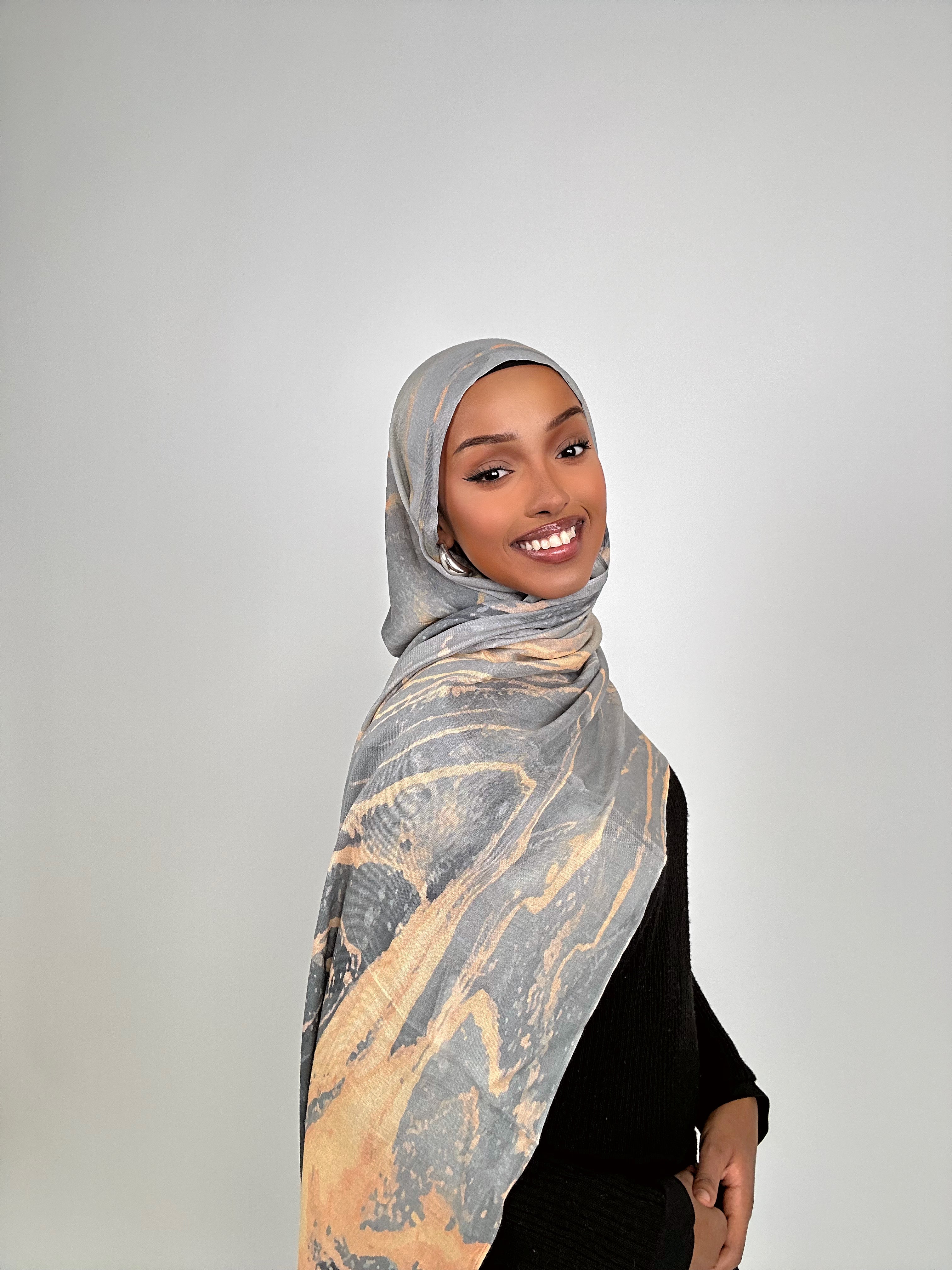 Sunlit Stone Printed Modal