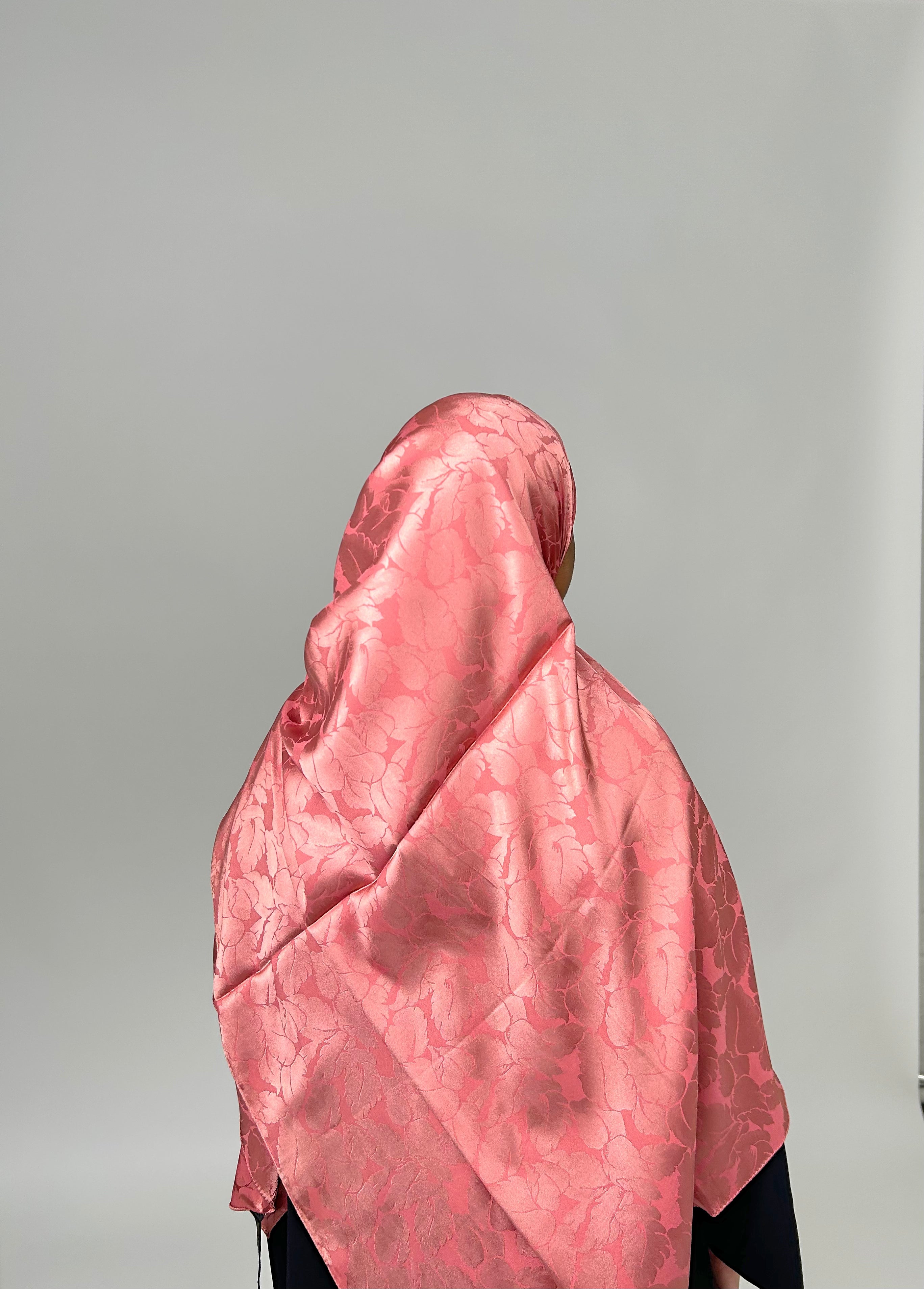 Printed Satin Hijab (Large)
