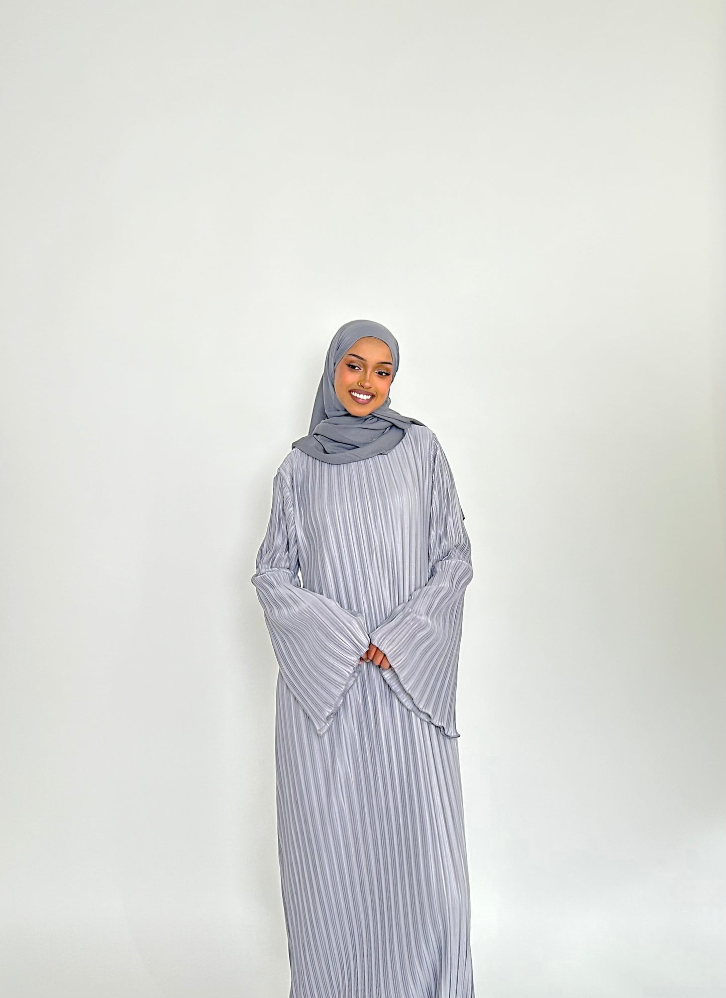 Pleated Maxi Dress