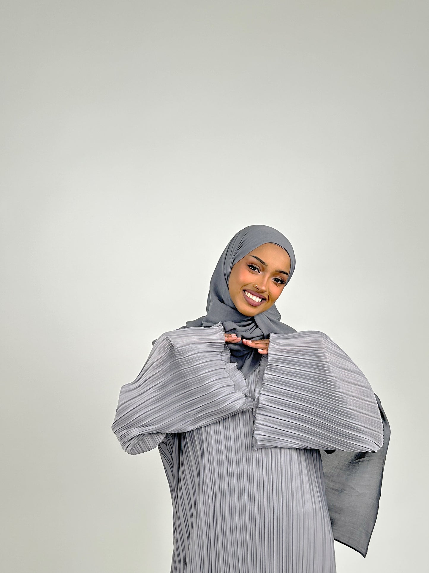 Pleated Maxi Dress