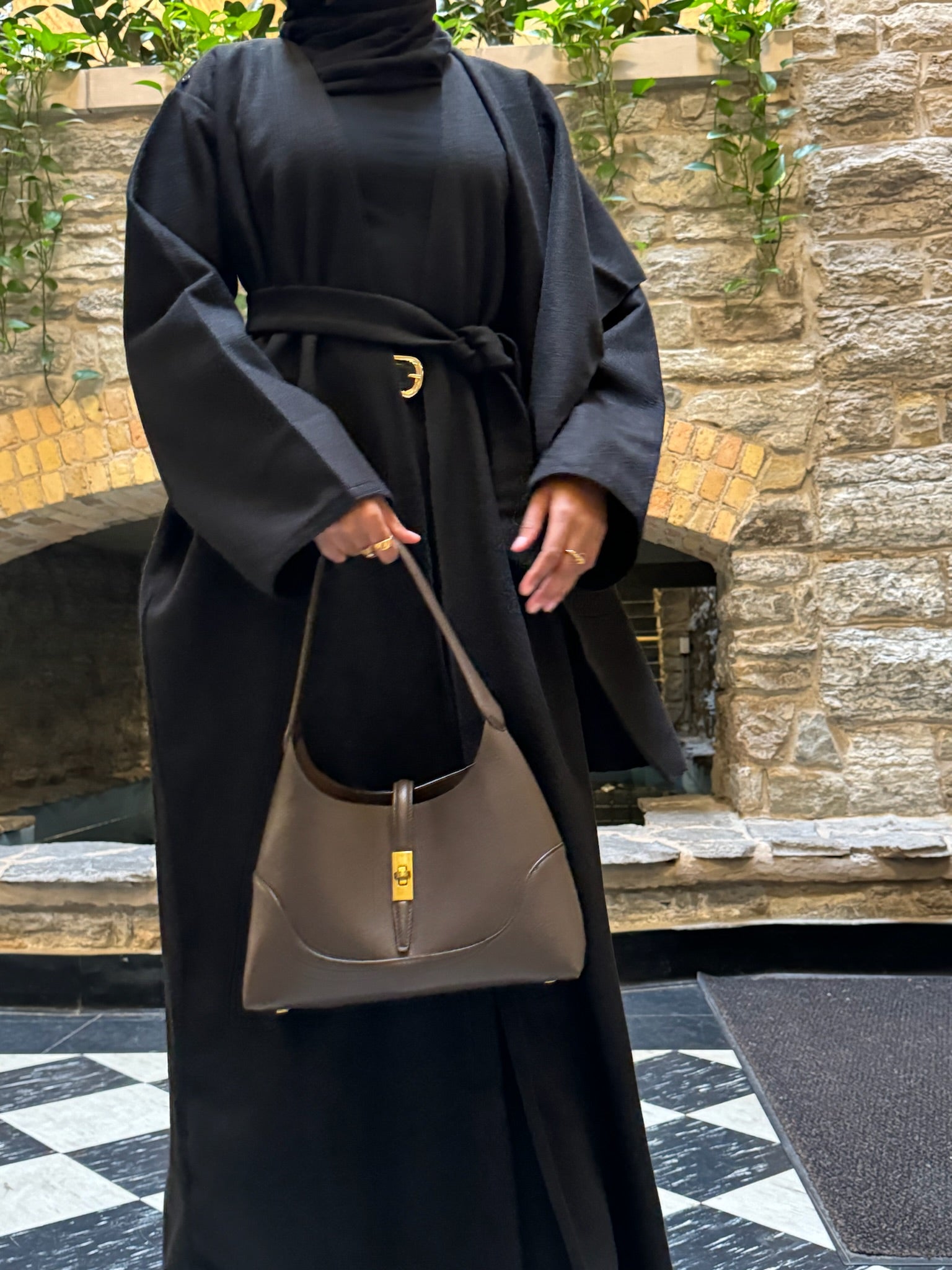 SOFT WOOL ABAYA COAT