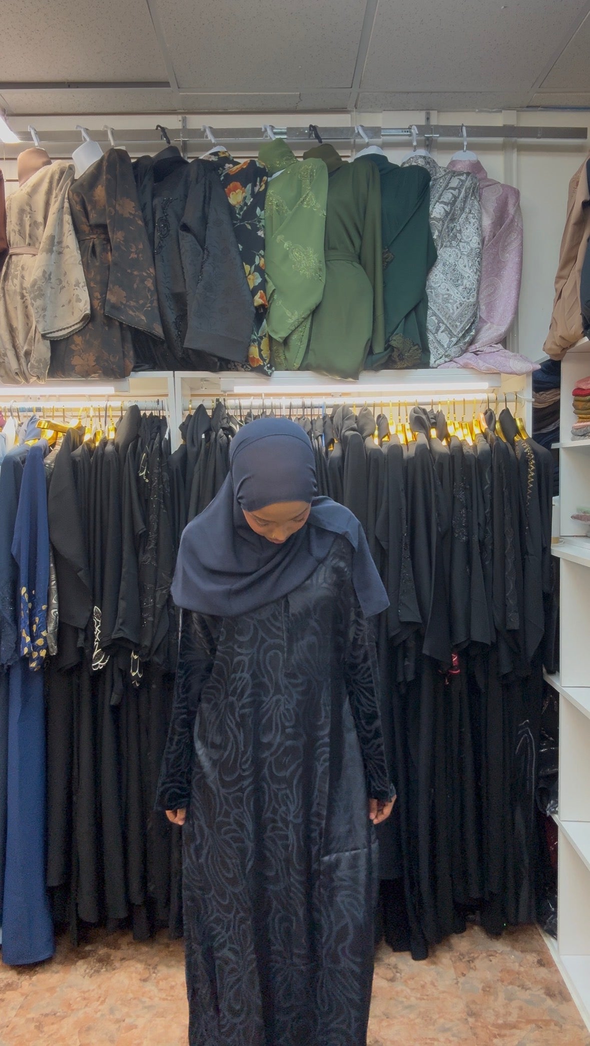 Silk Aura Satin Open Abaya Set