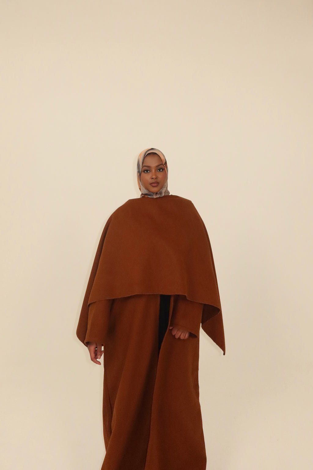 WOOL ABAYA COAT