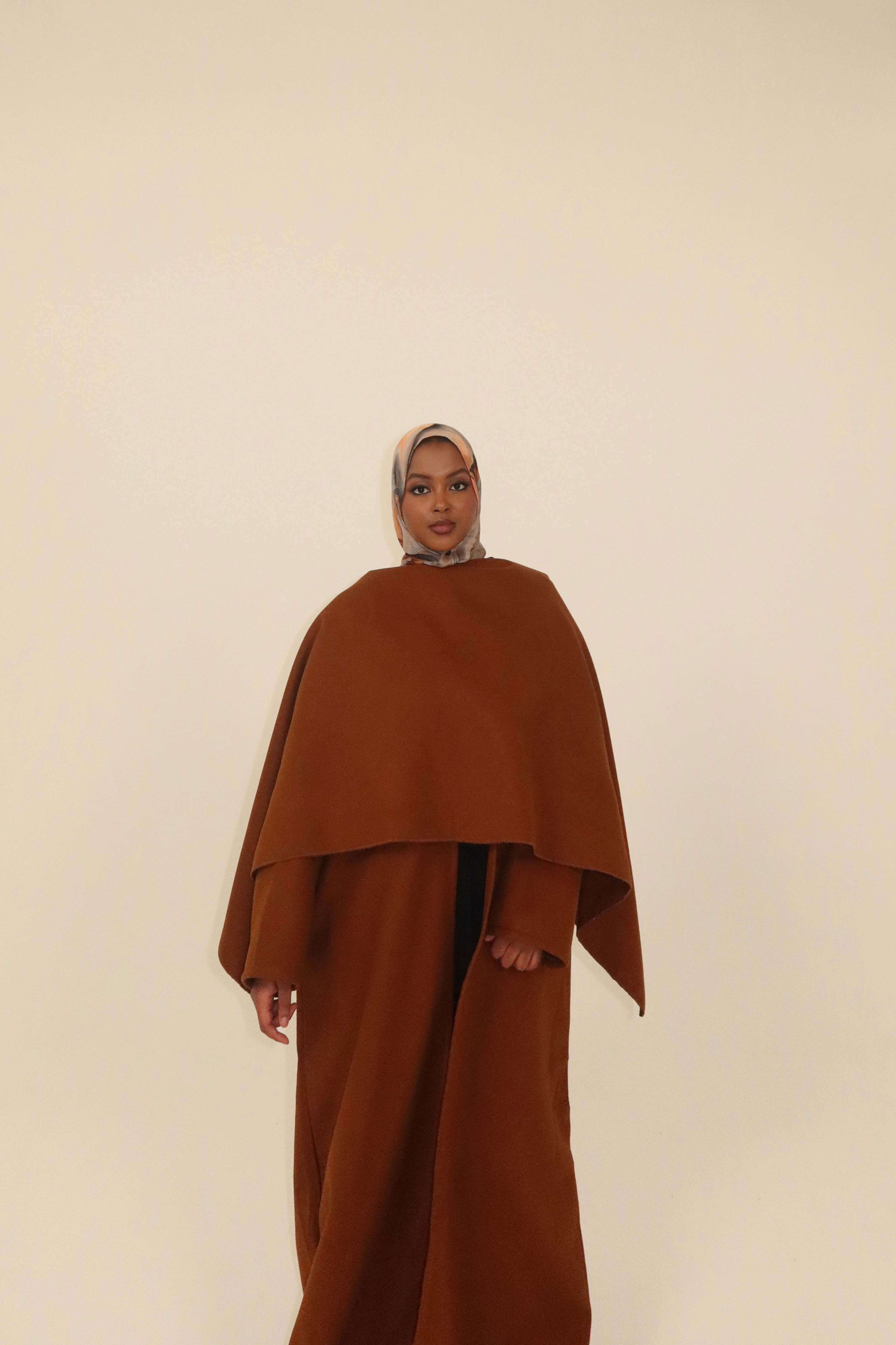 WOOL ABAYA COAT