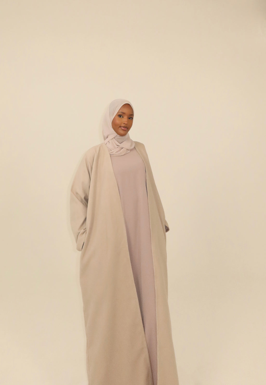 WOOL ABAYA COAT