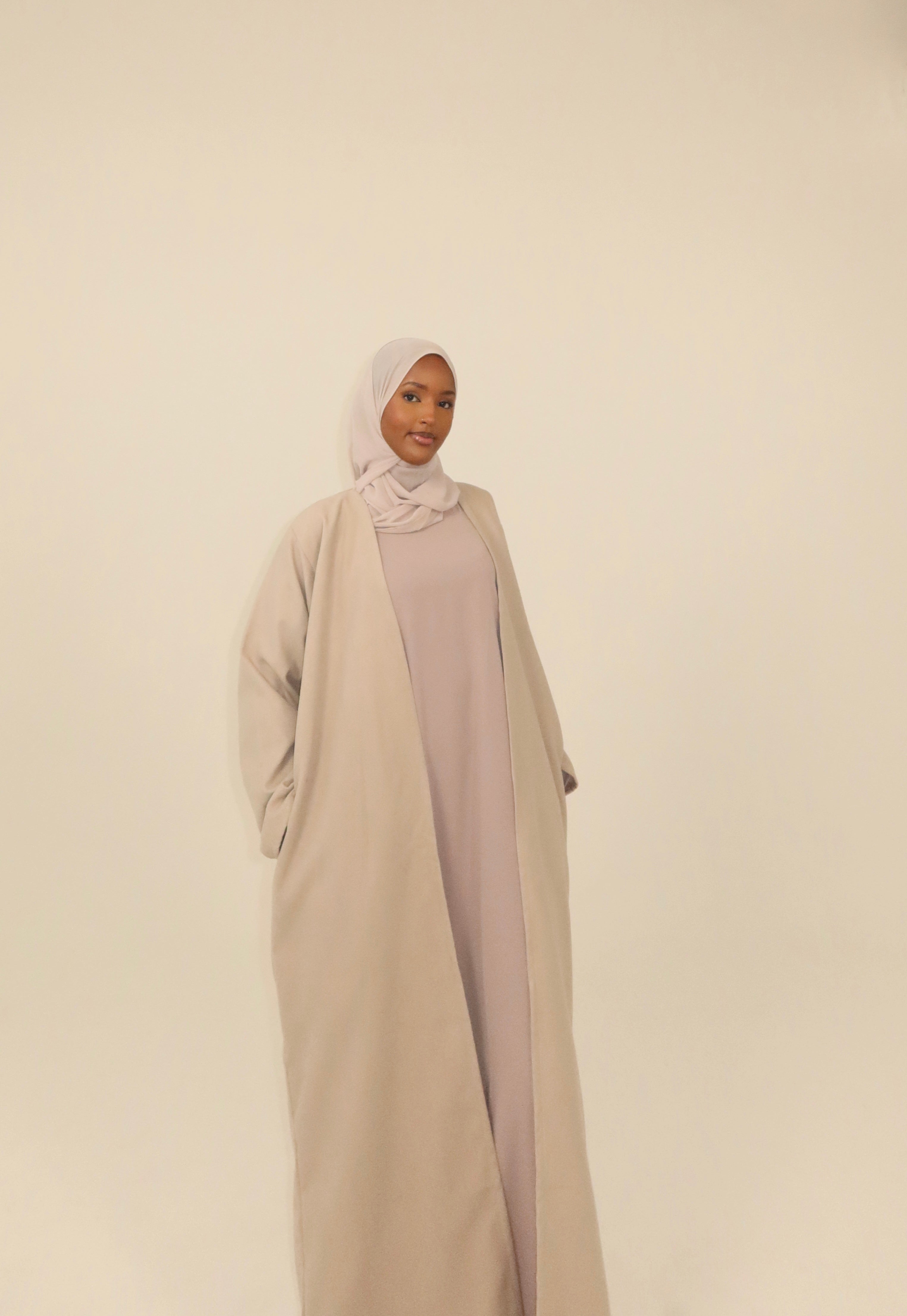 WOOL ABAYA COAT