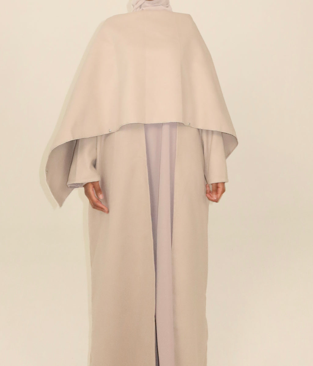 WOOL ABAYA COAT
