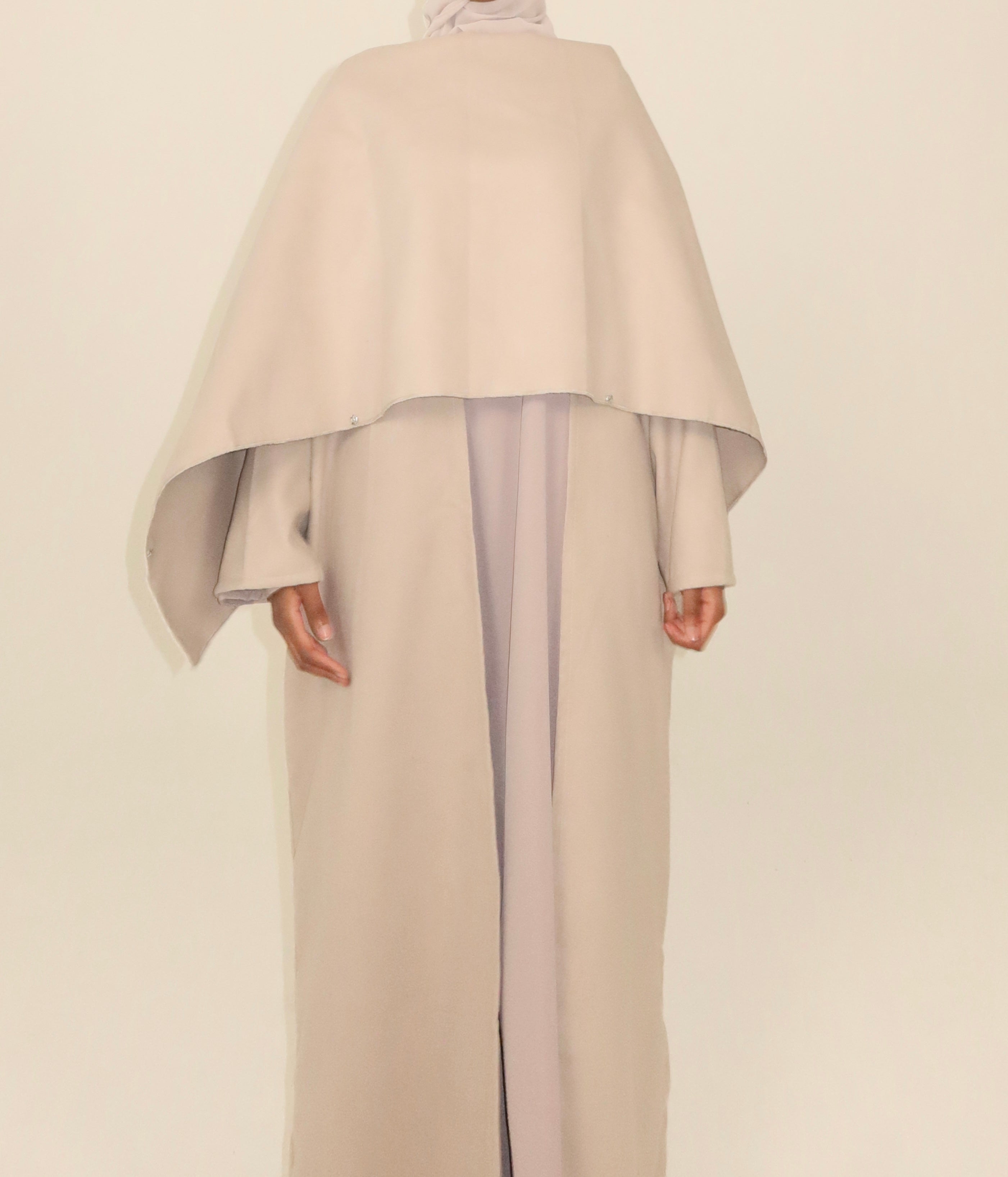 WOOL ABAYA COAT