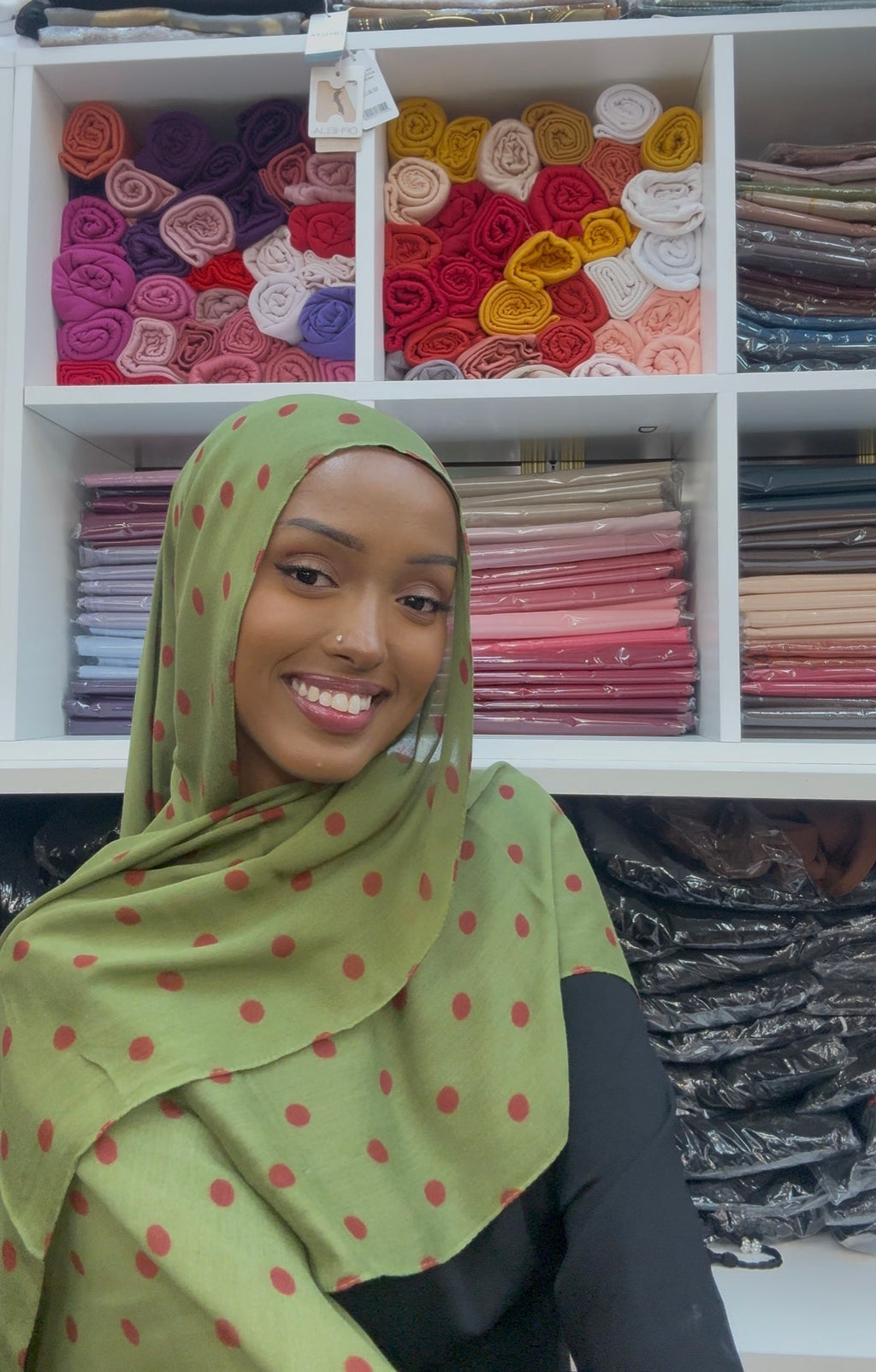 Polka Dot Modal Hijab