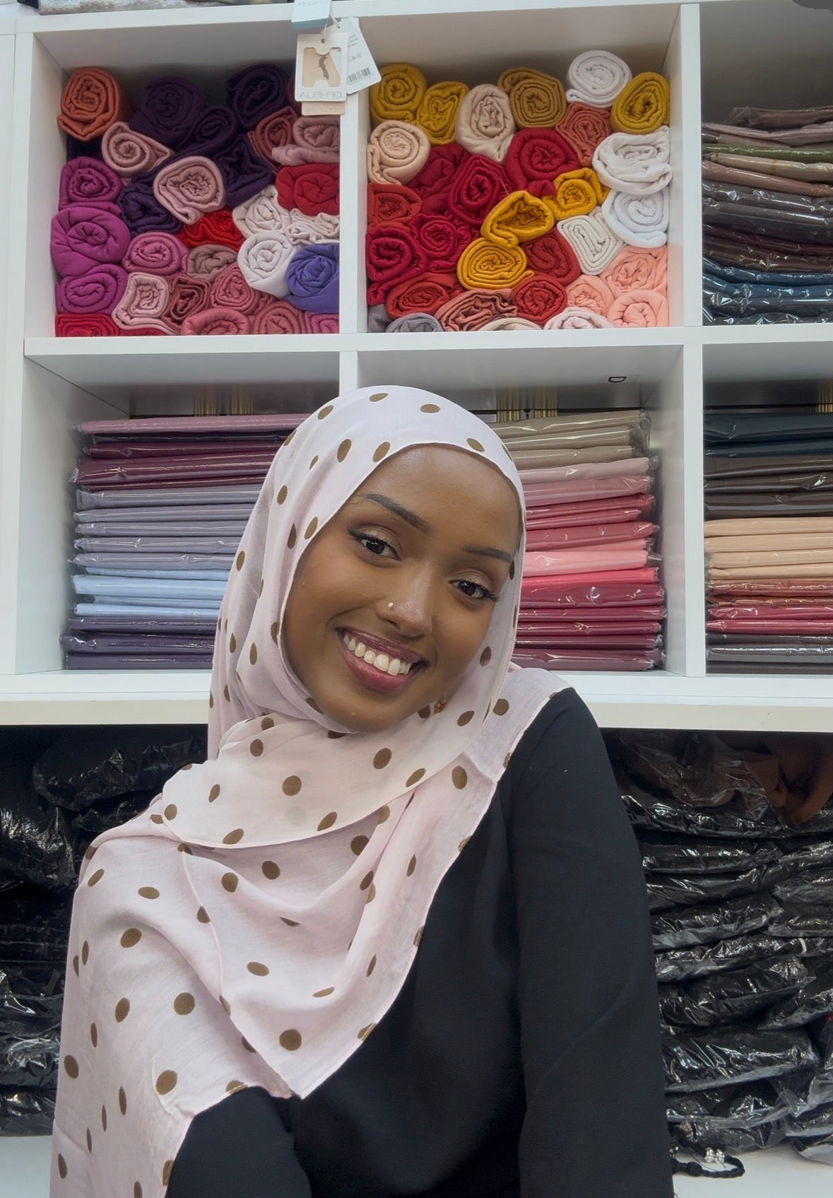 Polka Dot Modal Hijab