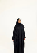 Baby's Breath Black Abaya