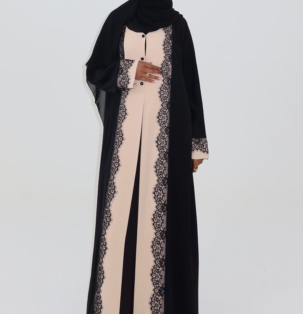 Double Layered Abaya