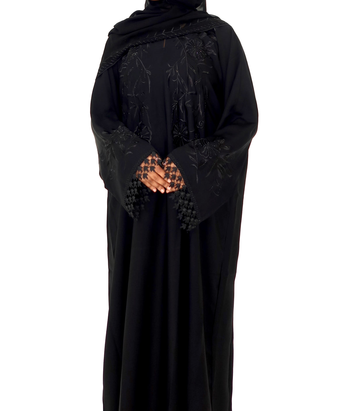 Cut-out Sleeve Abaya