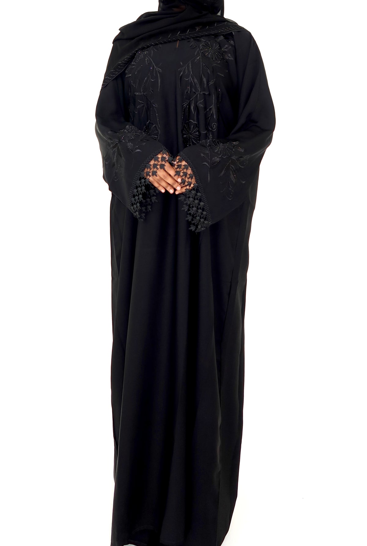 Cut-out Sleeve Abaya