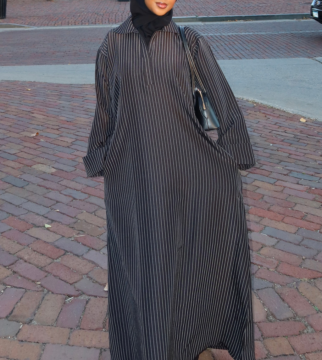 Pinstripe Dress Set