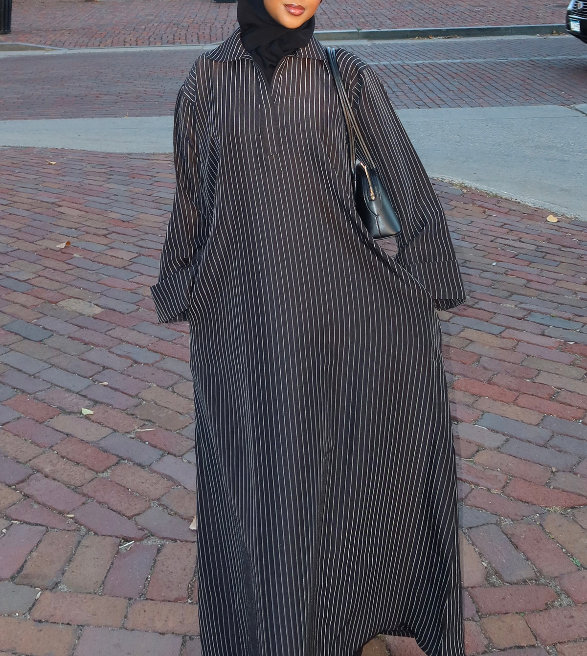 Pinstripe Dress Set