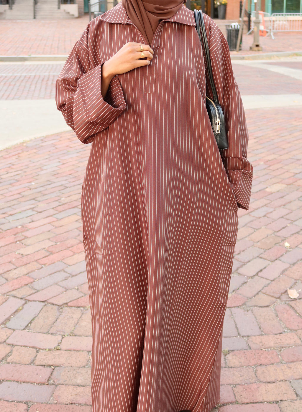 Pinstripe Dress Set