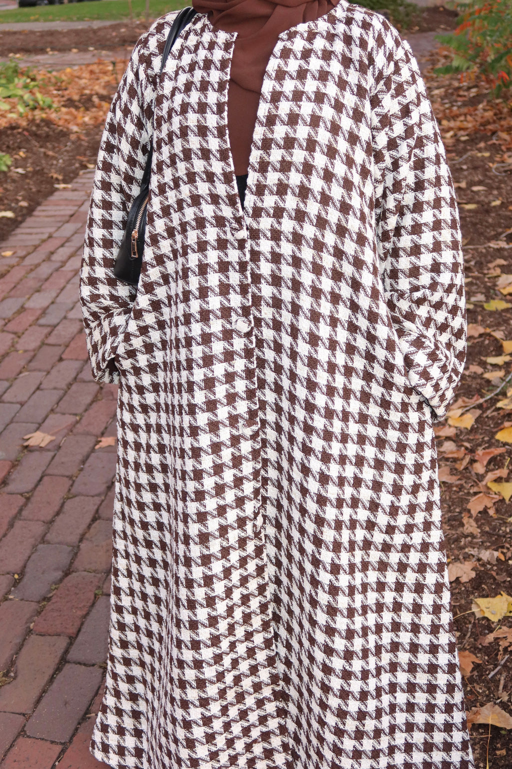 Tweed Abaya Coat