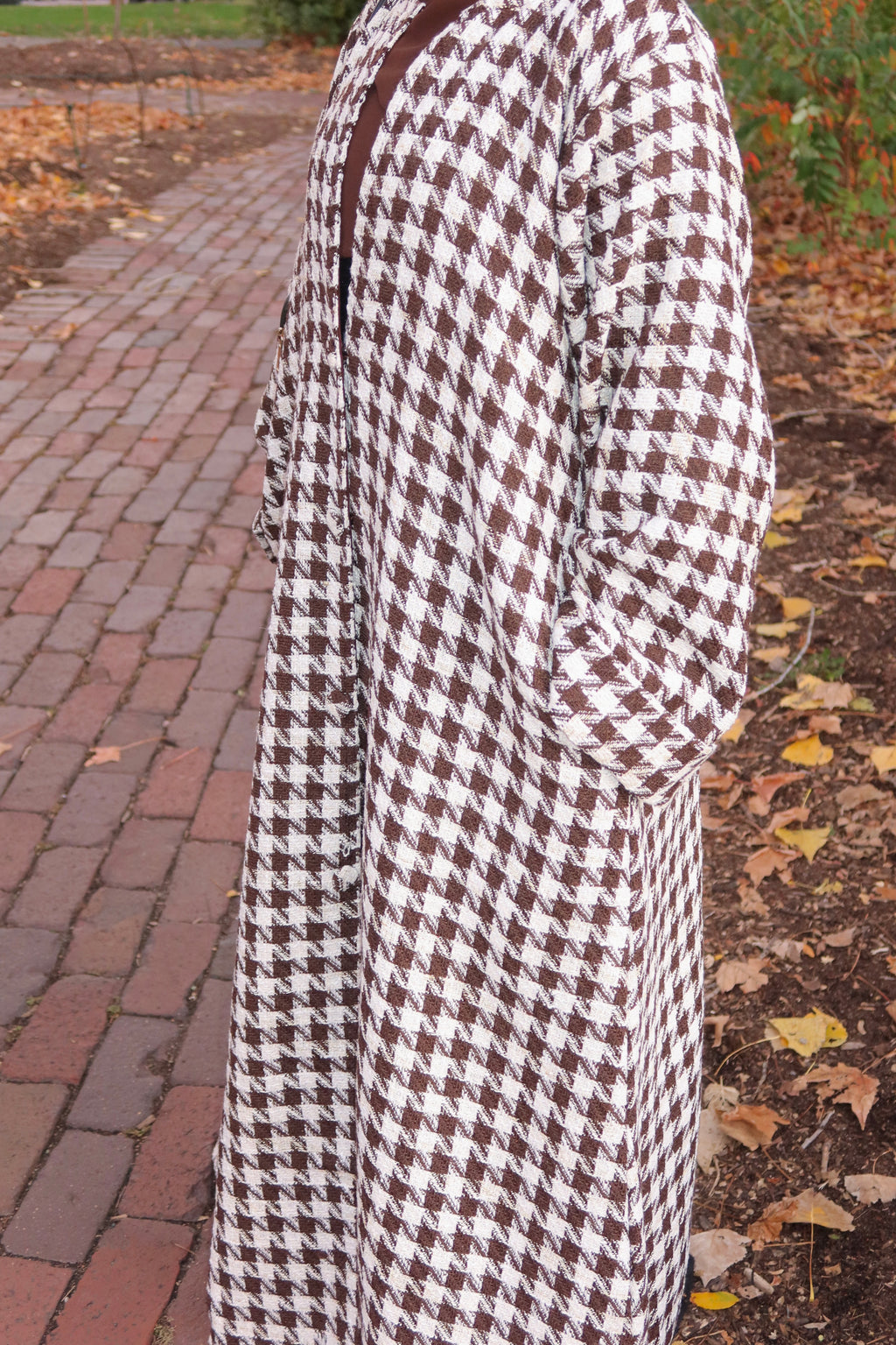Tweed Abaya Coat
