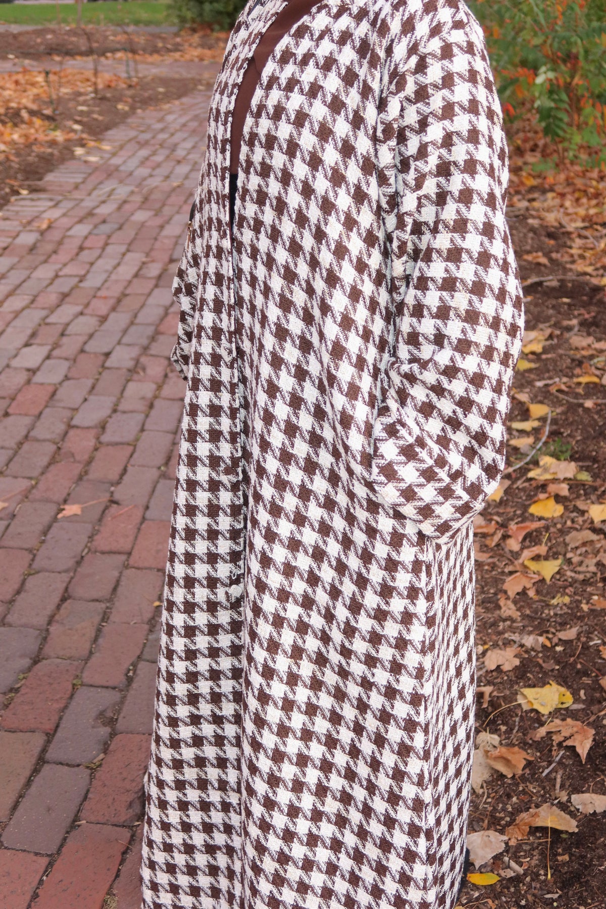 Tweed Abaya Coat