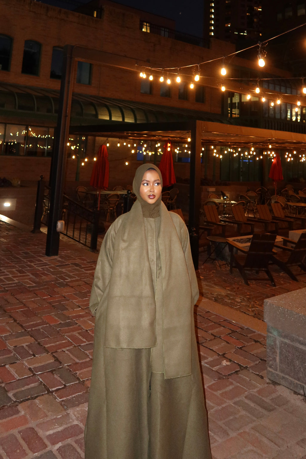 Wool Abaya Coat