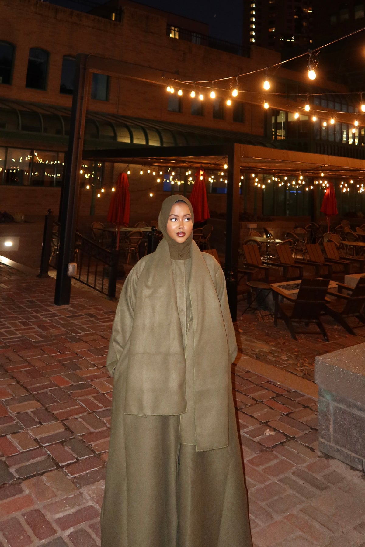 Wool Abaya Coat
