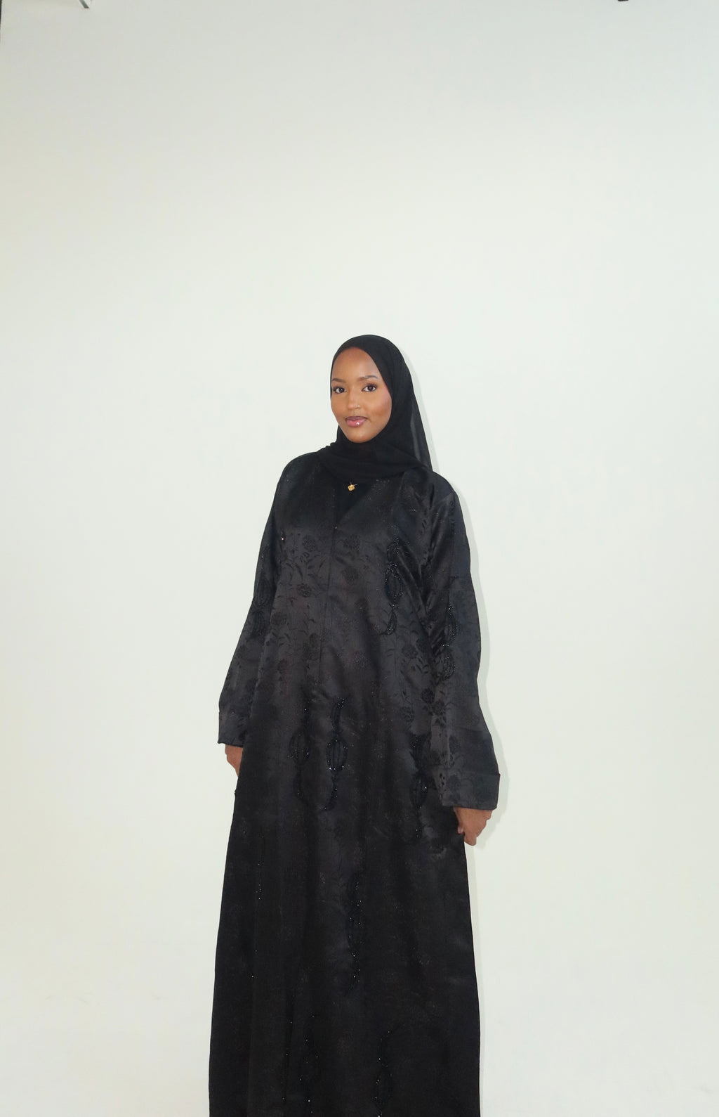 Thee Sparkly Jacquard (winter abaya)