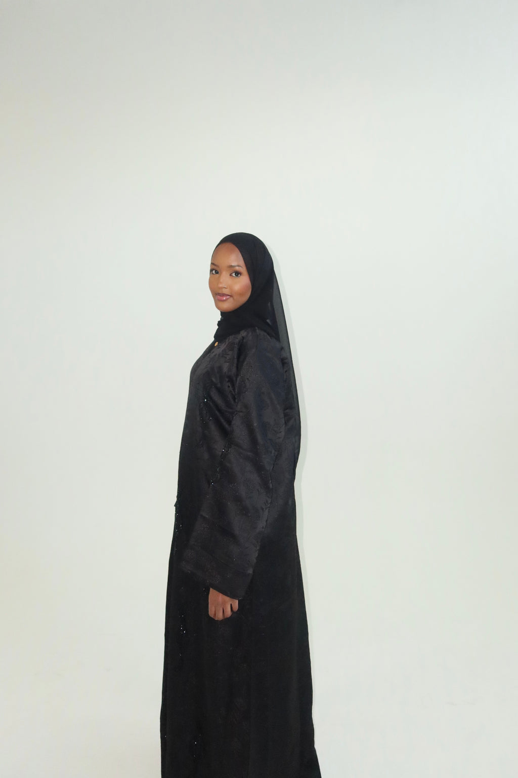 Thee Sparkly Jacquard (winter abaya)
